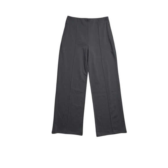 G4Free‎ Wide Leg Pants Black NWT High Waist  Large Travel Work Casual Minimalist - Picture 1 of 13